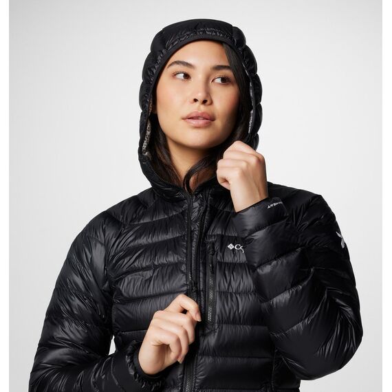 Kurtka puchowa damska Columbia Arctic Crest czarna, Kolor: czarny, Rozmiar: L, 5 zdjęcie