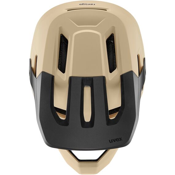 Kask rowerowy full-face UVEX Ravage brązowy, Kolor: beżowy, Rozmiar: 60-63, 2 zdjęcie