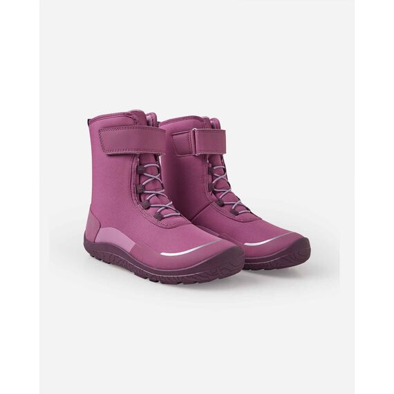 REIMA buty zimowe dziecięce barefoot Talvella Junior fioletowe, Kolor: fioletowy, Rozmiar: 38, 5 zdjęcie