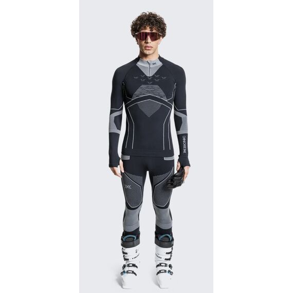 Kalesony 3/4 męskie X-Bionic ENERGY ACCUMULATOR LIGHT PANTS 3/4 czarne, Kolor: czarny, Rozmiar: L, 3 zdjęcie