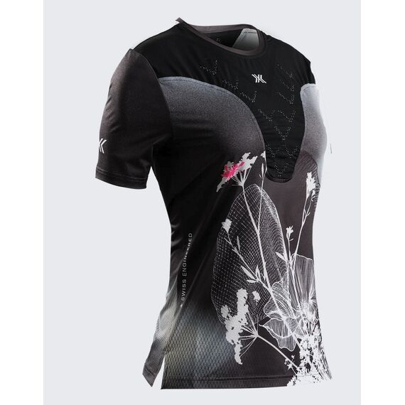 Koszulka damska X-Bionic COREFUSION RUN SHIRT DOT FADE/NEO PINK/WHITE, Kolor: różowy, Rozmiar: M