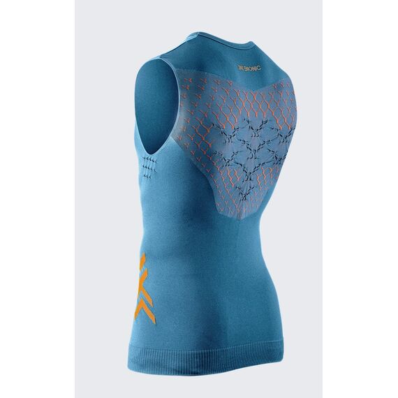 Koszulka bez rękawów X-Bionic TWYCE RUN SINGLET niebieska, Kolor: granatowy, Rozmiar: M, 2 zdjęcie