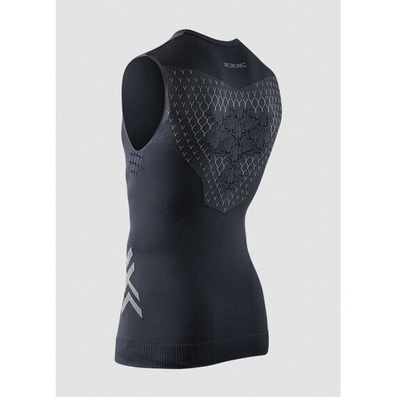 Koszulka bez rękawów X-Bionic TWYCE RUN SINGLET czarne, Kolor: czarny, Rozmiar: XL, 2 zdjęcie