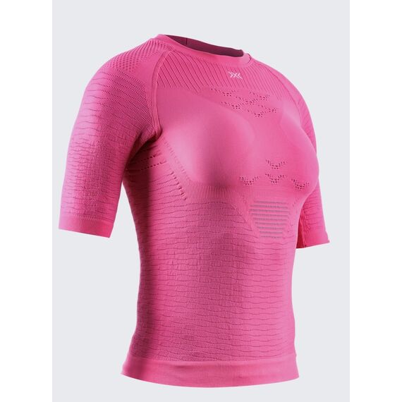 Koszulka damska X-Bionic EFFEKTOR SHIRT NEO PINK/X WHITE różowa, Kolor: różowy, Rozmiar: M