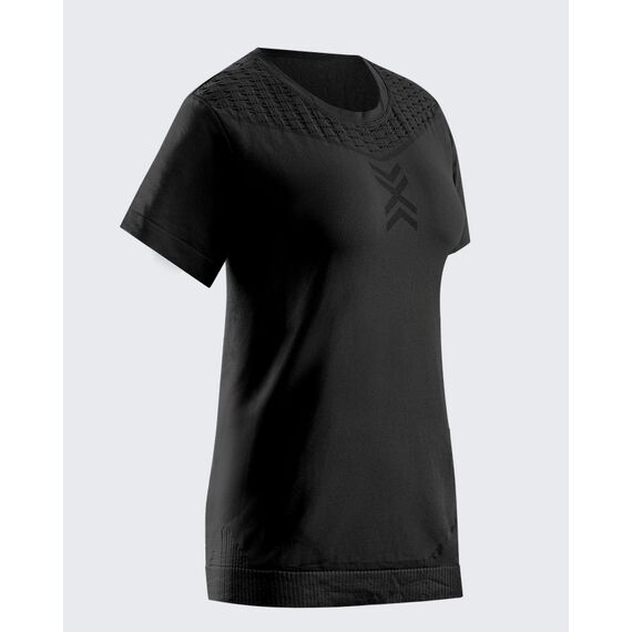 Koszulka damska X-Bionic X-ENTIAL SHIRT SS X BLACK WMN czarna, Kolor: czarny, Rozmiar: S