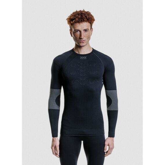 Koszulka męska X-Bionic X-PLORER ENERGIZER 4.0 LG SL szara, Kolor: szary, Rozmiar: M, 3 zdjęcie