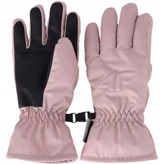 4F Dziecięce rękawice narciarskie FNK U190 różowa
