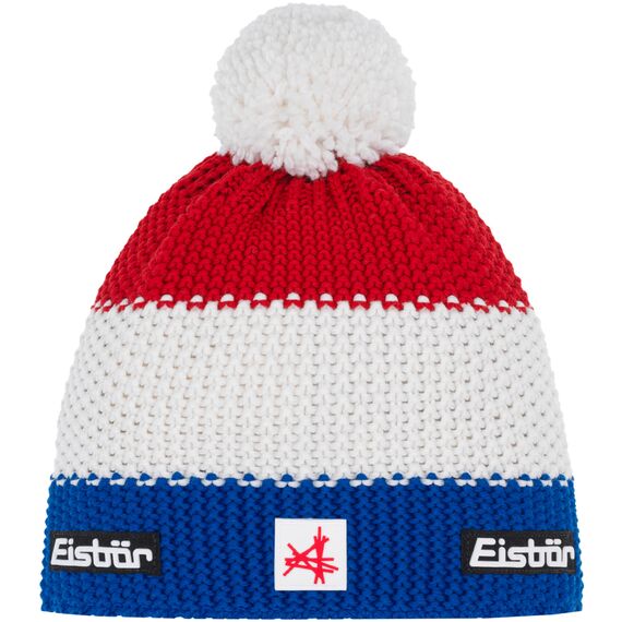 EISBAR Czapka dziecięca Eisbar Star Pompon MÜ SA kids, Kolor: niebieski, Rozmiar: one size