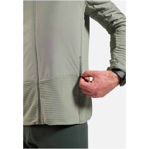 ODLO Kurtka hybrydowa Jacket ESSENTIAL INSULATOR HYBRID szara, Kolor: szary, Rozmiar: M, 3 zdjęcie