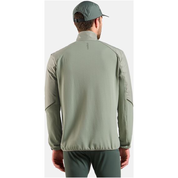 ODLO Kurtka hybrydowa Jacket ESSENTIAL INSULATOR HYBRID szara, Kolor: szary, Rozmiar: M, 4 zdjęcie