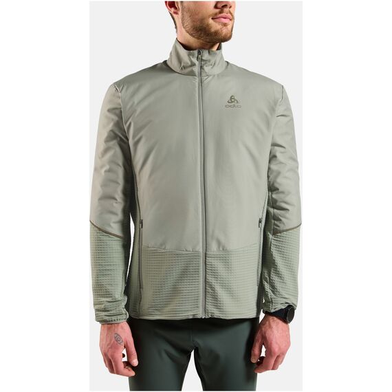 ODLO Kurtka hybrydowa Jacket ESSENTIAL INSULATOR HYBRID szara, Kolor: szary, Rozmiar: M, 5 zdjęcie