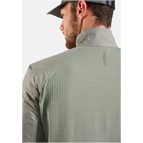 ODLO Kurtka hybrydowa Jacket ESSENTIAL INSULATOR HYBRID szara, Kolor: szary, Rozmiar: M, 6 zdjęcie