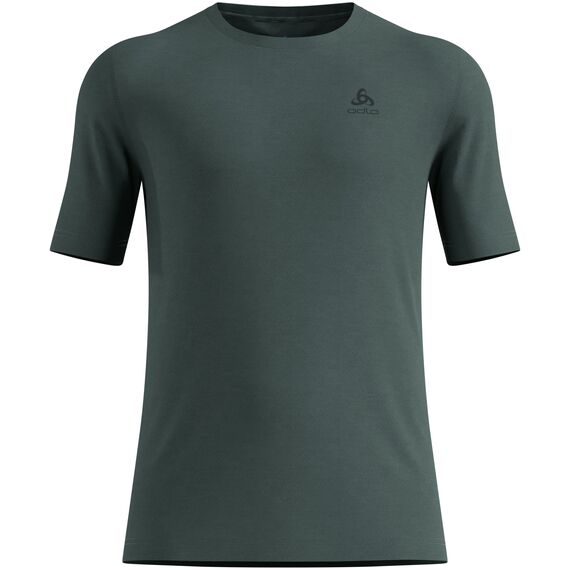 ODLO Bielizna termoaktywna BL TOP crew neck s/s MERINO 200 zielona, Kolor: zielony, Rozmiar: M, 5 zdjęcie