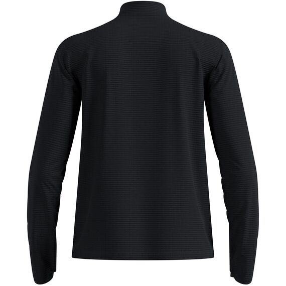 ODLO Bluza bez kaptura rozpinana Mid layer 1/2 zip ESSENTIAL THERMAL czarna, Kolor: czarny, Rozmiar: L, 7 zdjęcie
