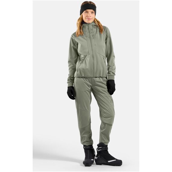 ODLO Kurtka przeciwwiatrowa Odlo Jacket ZEROWEIGHT WINDPROOF X WARM szara, Kolor: szary, Rozmiar: L, 3 zdjęcie