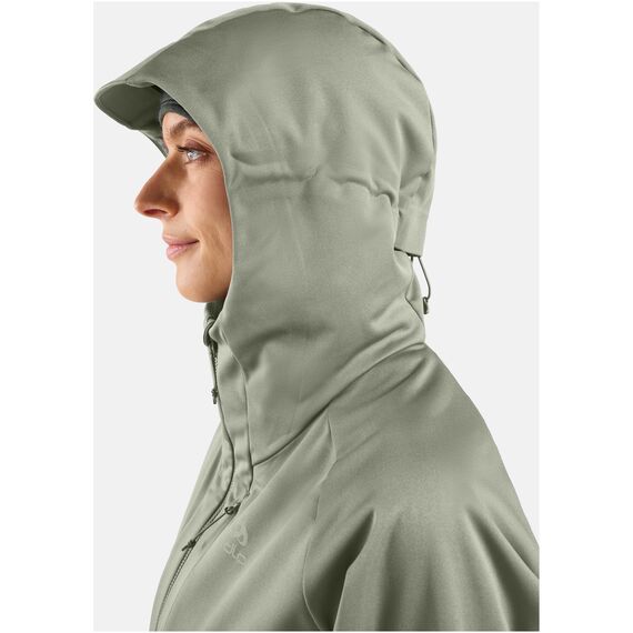 ODLO Kurtka przeciwwiatrowa Odlo Jacket ZEROWEIGHT WINDPROOF X WARM szara, Kolor: szary, Rozmiar: XS, 7 zdjęcie