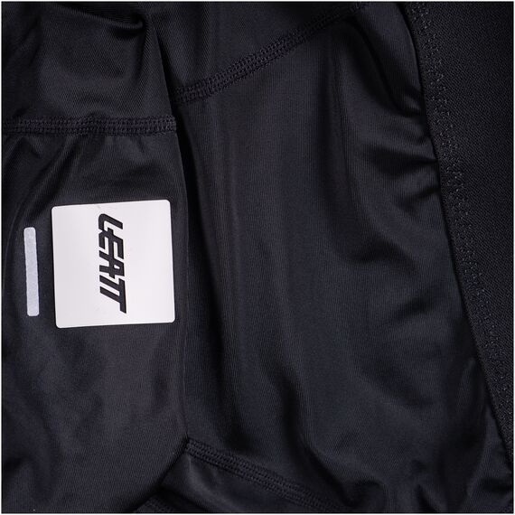 LEATT Spodenki kolarskie (na szelkach) z pampersem Bib MTB Endurance 3.0, Kolor: czarny, Rozmiar: L