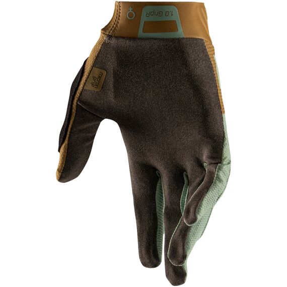 LEATT Rękawice rowerowe damskie Glove MTB 1.0 GripR Women, Kolor: brązowy, Rozmiar: L, 5 zdjęcie