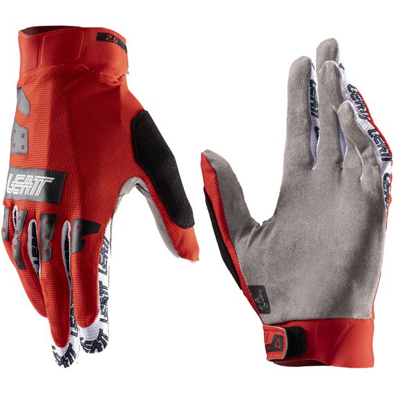 LEATT Rękawice rowerowe Glove MTB 2.0 X-Flow, Kolor: czerwony, Rozmiar: XL