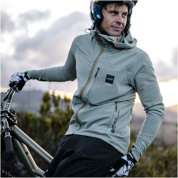 LEATT Kurtka rowerowa Jacket MTB MTB ThermaFlow 5.0, Kolor: zielony, Rozmiar: L, 4 zdjęcie