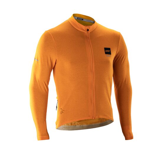 LEATT Koszulka rowerowa Jersey MTB Endurance 4.0 Long Sleeve, Kolor: żółty, Rozmiar: M