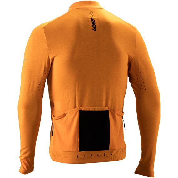 LEATT Koszulka rowerowa Jersey MTB Endurance 4.0 Long Sleeve, Kolor: żółty, Rozmiar: L, 2 zdjęcie