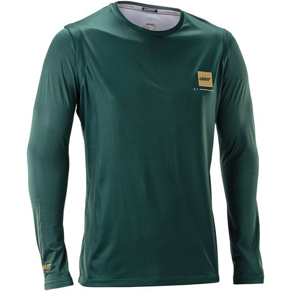 LEATT Koszulka rowerowa Jersey MTB Gravity 2.0, Kolor: zielony, Rozmiar: L