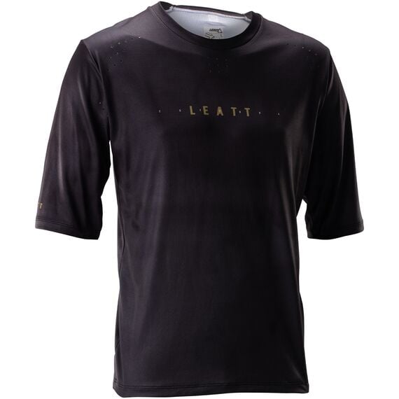 LEATT Koszulka rowerowa Jersey MTB Gravity 4.0, Kolor: czarny, Rozmiar: L
