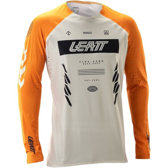 LEATT Koszulka rowerowa Jersey MTB Gravity 5.0, Kolor: żółty, Rozmiar: L