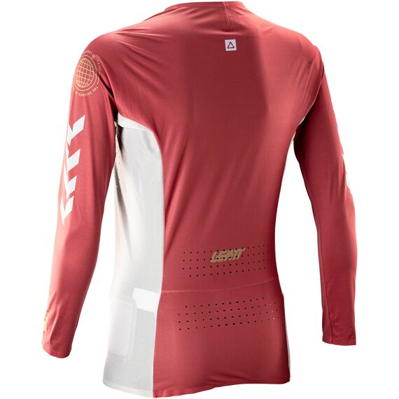 LEATT Koszulka rowerowa damska Jersey MTB Gravity 5.0 Women, Kolor: czerwony, Rozmiar: S, 2 zdjęcie
