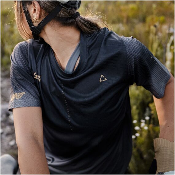 LEATT Koszulka rowerowa damska Jersey MTB Trail 3.0 Women, Kolor: czarny, Rozmiar: L, 6 zdjęcie