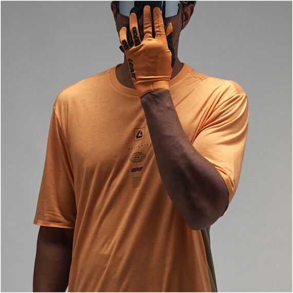 LEATT Koszulka rowerowa Jersey MTB Trail 4.0, Kolor: żółty, Rozmiar: M, 6 zdjęcie