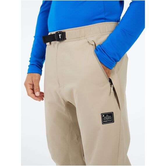 PROTEST Spodnie narciarskie/snowboardowe męskie Prtluton beżowe, Kolor: beżowy, Rozmiar: XL, 5 zdjęcie