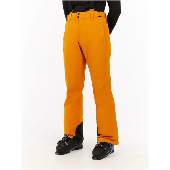 PROTEST Spodnie narciarskie/snowboardowe z szelkami męskie Prtrowens żółte, Kolor: żółty, Rozmiar: L