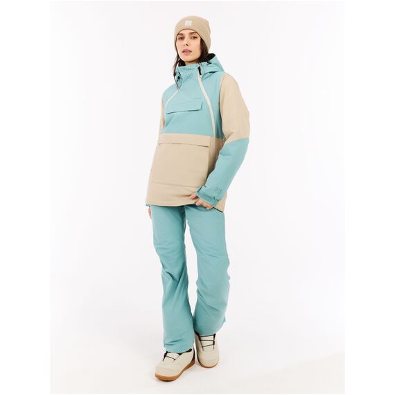 PROTEST Kurtka narciarska/snowboardowa z kapturem zapinana na zamek damska PRTFall niebieska, Kolor: niebieski, Rozmiar: S, 3 zdjęcie