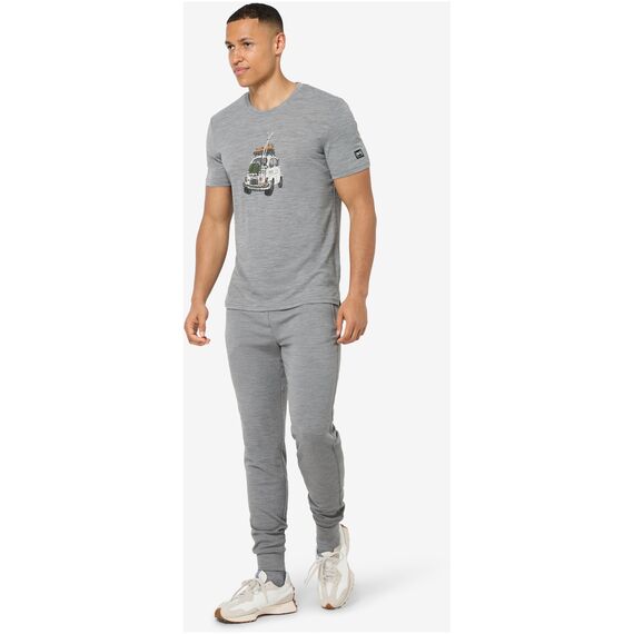 SUPER.NATURAL Koszulka męska M CARSKI TEE szara, Kolor: szary, Rozmiar: L, 3 zdjęcie