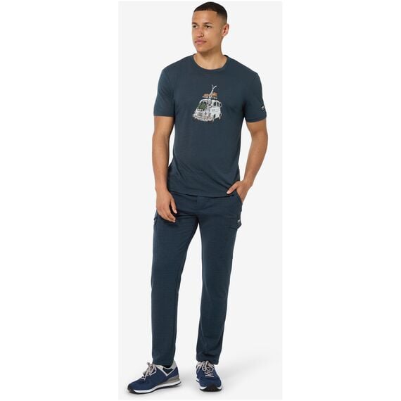 SUPER.NATURAL Koszulka M CARSKI TEE granatowa, Kolor: granatowy, Rozmiar: XL