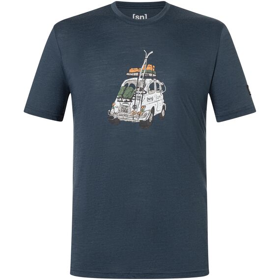 SUPER.NATURAL Koszulka M CARSKI TEE granatowa, Kolor: granatowy, Rozmiar: XL, 5 zdjęcie