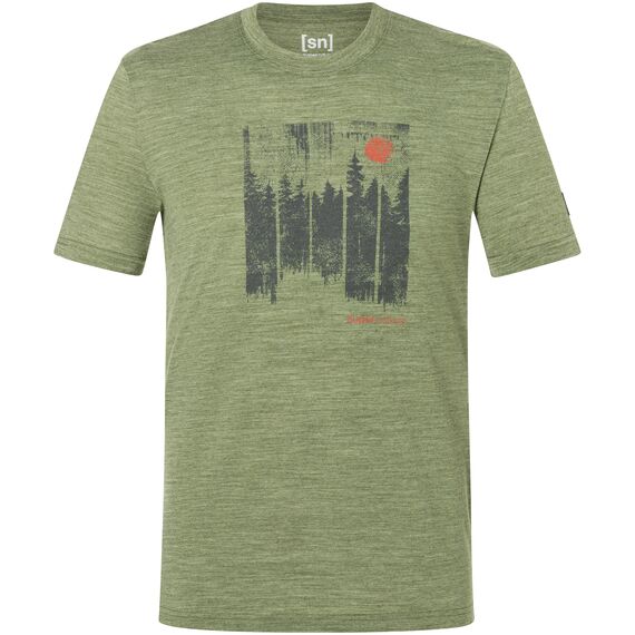 SUPER.NATURAL Koszulka M WONDER WALD TEE zielona, Kolor: zielony, Rozmiar: XL, 5 zdjęcie