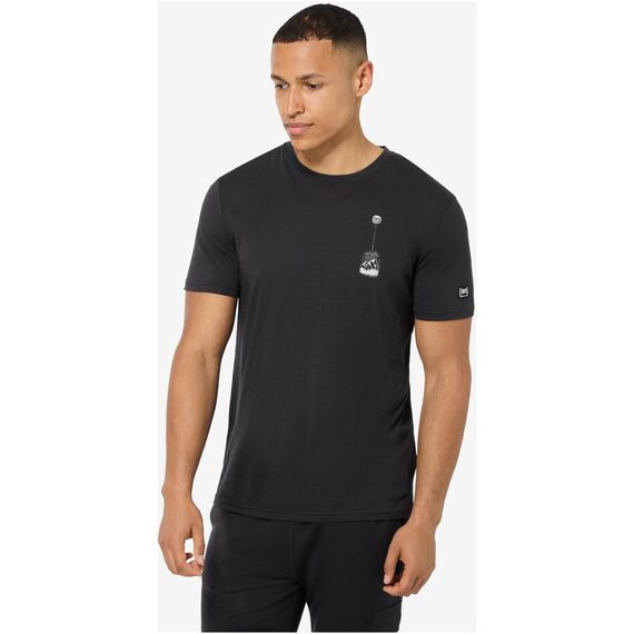 SUPER.NATURAL Koszulka M TEABAG WORLD TEE czarna, Kolor: czarny, Rozmiar: XL, 3 zdjęcie