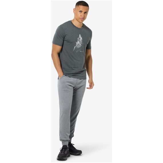 SUPER.NATURAL Koszulka M ASCENDERS TEE szara, Kolor: szary, Rozmiar: XL