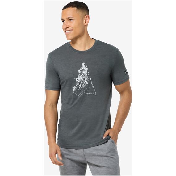 SUPER.NATURAL Koszulka M ASCENDERS TEE szara, Kolor: szary, Rozmiar: M, 3 zdjęcie