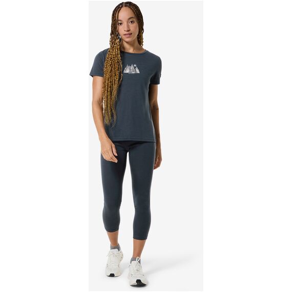 SUPER.NATURAL Koszulka W TOP MOUNTAIN ART TEE niebieska, Kolor: niebieski, Rozmiar: M, 3 zdjęcie