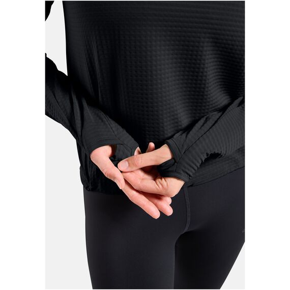 ODLO Bluza bez kaptura Odlo Mid Layer ESSENTIAL THERMAL czarna, Kolor: czarny, Rozmiar: M, 5 zdjęcie