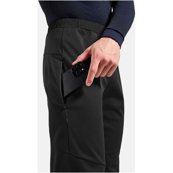 ODLO Spodnie softshellowe Odlo Pants regular length ESSENTIAL WARM czarny, Kolor: czarny, Rozmiar: L, 6 zdjęcie