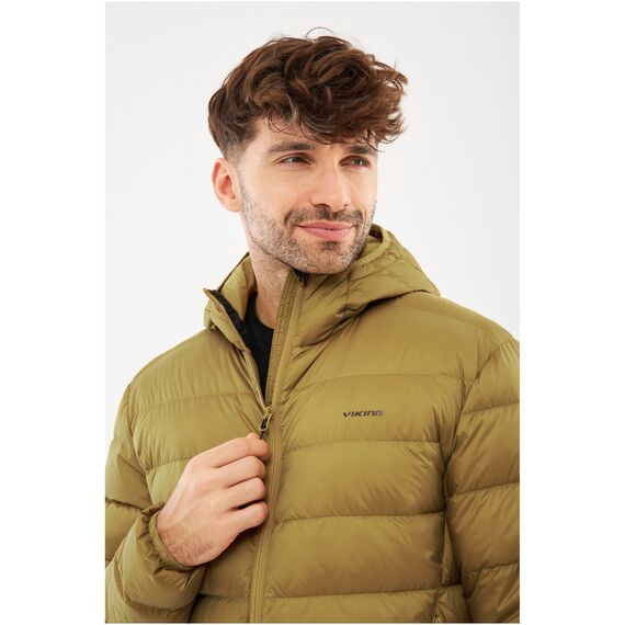 VIKING Kurtka puchowa męska Rovi jasno brązowa, Kolor: brązowy, Rozmiar: XXXL, 4 zdjęcie