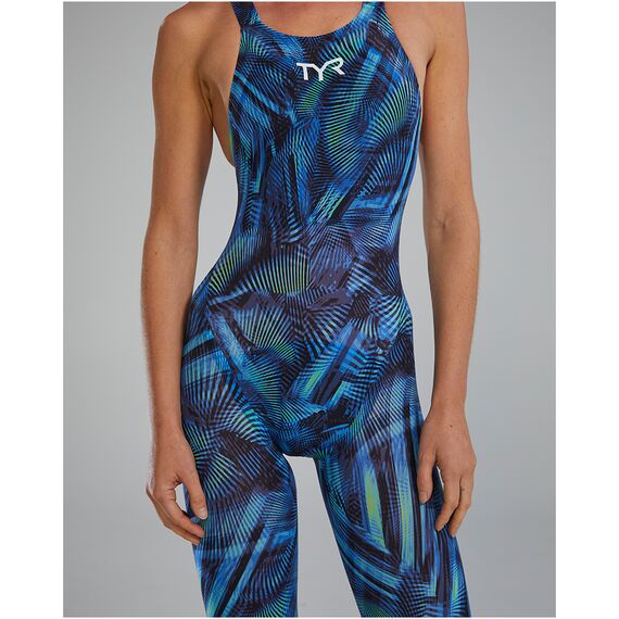 TYR Strój pływacki damski W AVICTOR OPBK HEL, Kolor: czarny, Rozmiar: 27, 6 zdjęcie