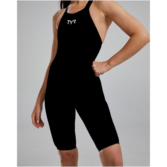 TYR Strój pływacki damski W AVICTOR OPBK SOL, Kolor: czarny, Rozmiar: 30, 3 zdjęcie