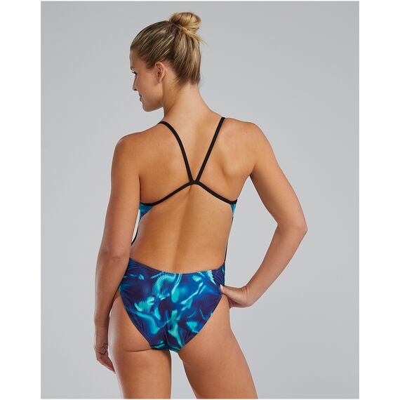 TYR Strój pływacki W DE CUTOUTFIT WAV, Kolor: czarny, Rozmiar: 30, 2 zdjęcie