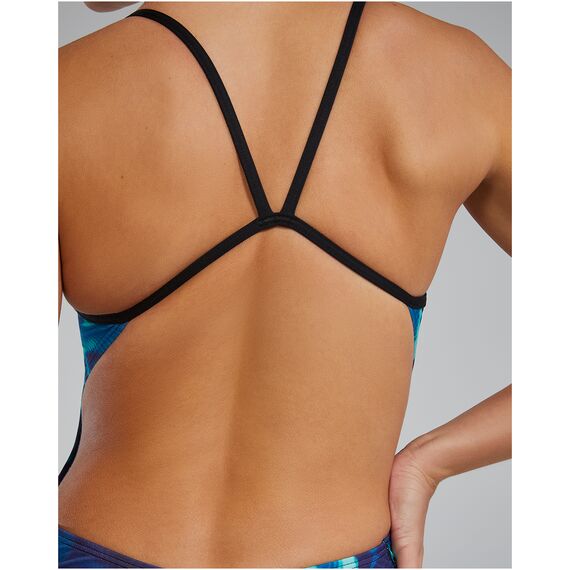 TYR Strój pływacki W DE CUTOUTFIT WAV, Kolor: czarny, Rozmiar: 34, 7 zdjęcie